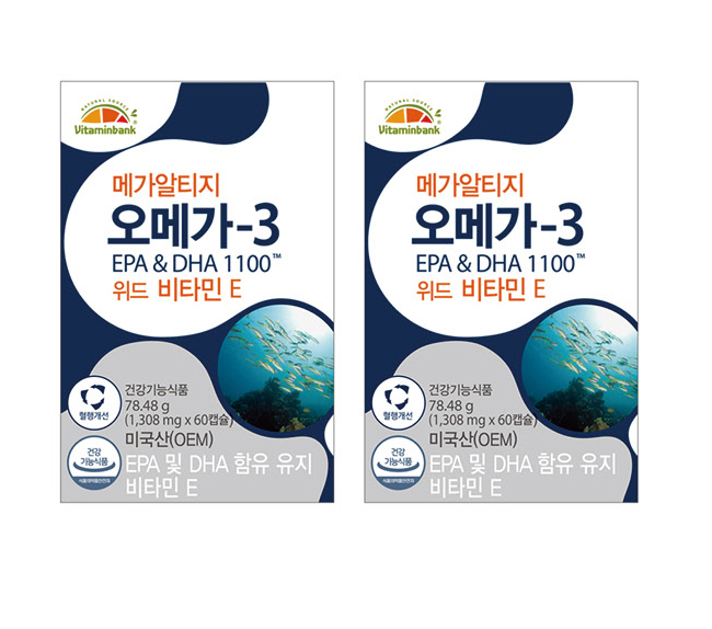 비타민뱅크 메가 알티지 오메가-3 위드 비타민E