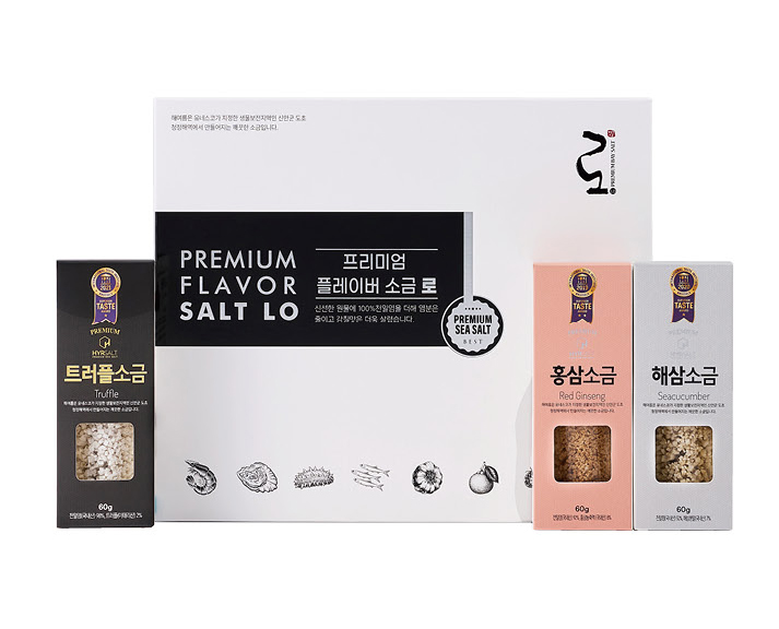 프리미엄 천일염 로 그라인더 3종 세