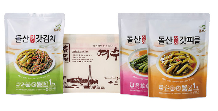 소셜바이오 여수 돌산갓김치, 갓물김치,
갓피클 3종 세트