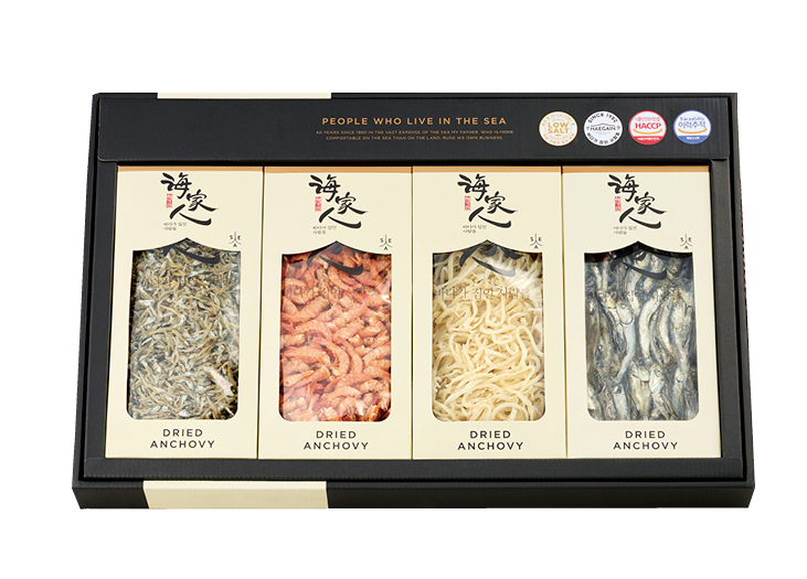 해가인 깨끗한 멸치&건어물 4종 세트
(세백두대)