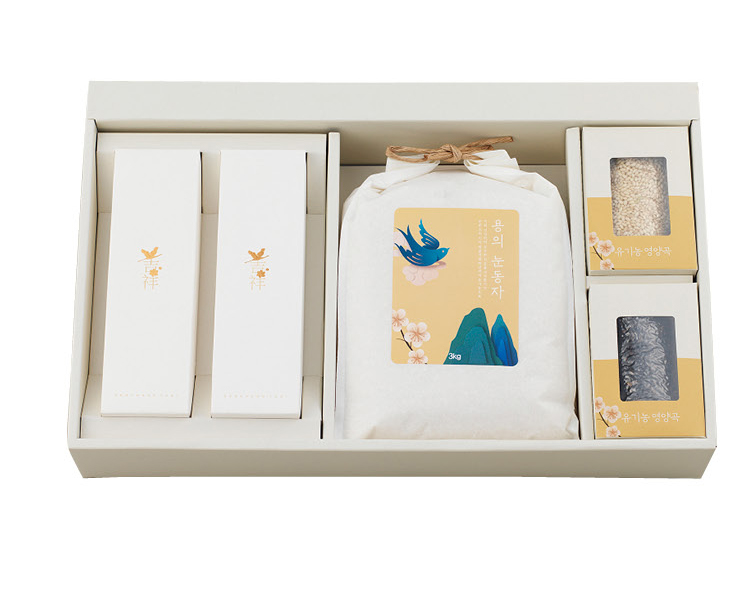 방짜유기 수저 & 양곡 세트