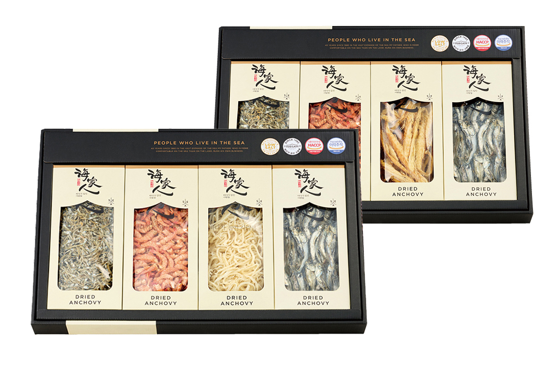 해가인 깨끗한 멸치 & 건어물 4종 세트 (세백두대)