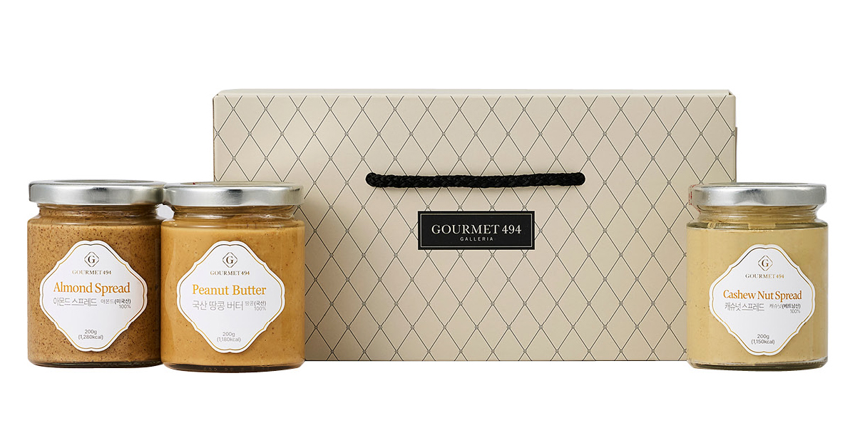 GOURMET494 넛버터 혼합 3종 세트