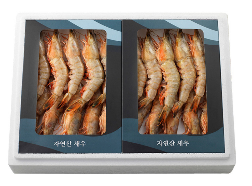 자연산 대하 세트